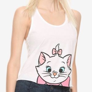 🎉HP🌟Hot Topic Disney Marie Cropped Racerback Tank